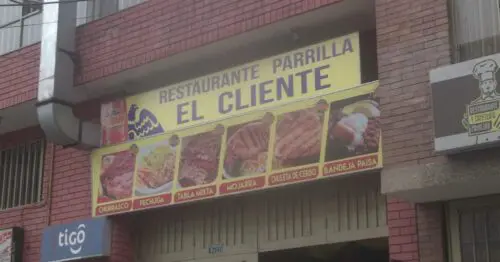 RESTAURANTE PARRILLA EL CLIENTE RESTAURANTE PARRILLA EL CLIENTE